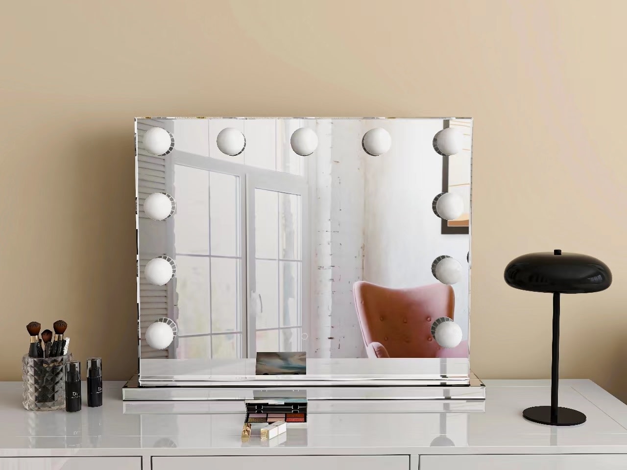 MIROIR VANITY 11 AMPOULES LED