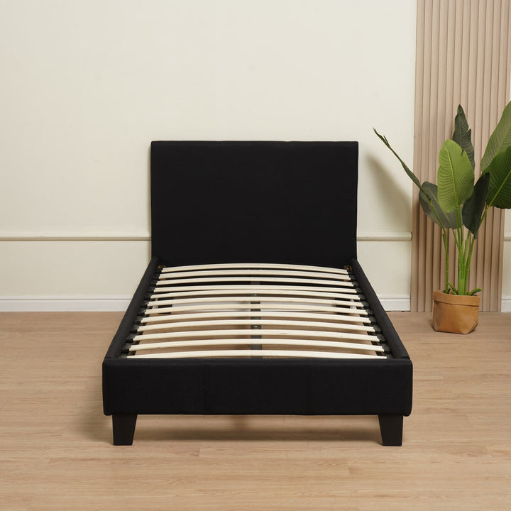 LIT MELBOURNE VELOURS NOIR 90X190CM