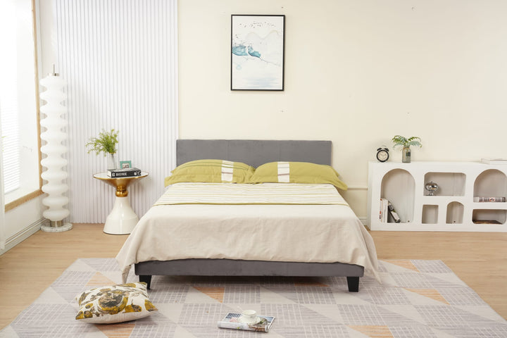 LIT MELBOURNE VELOURS GRIS 160X200