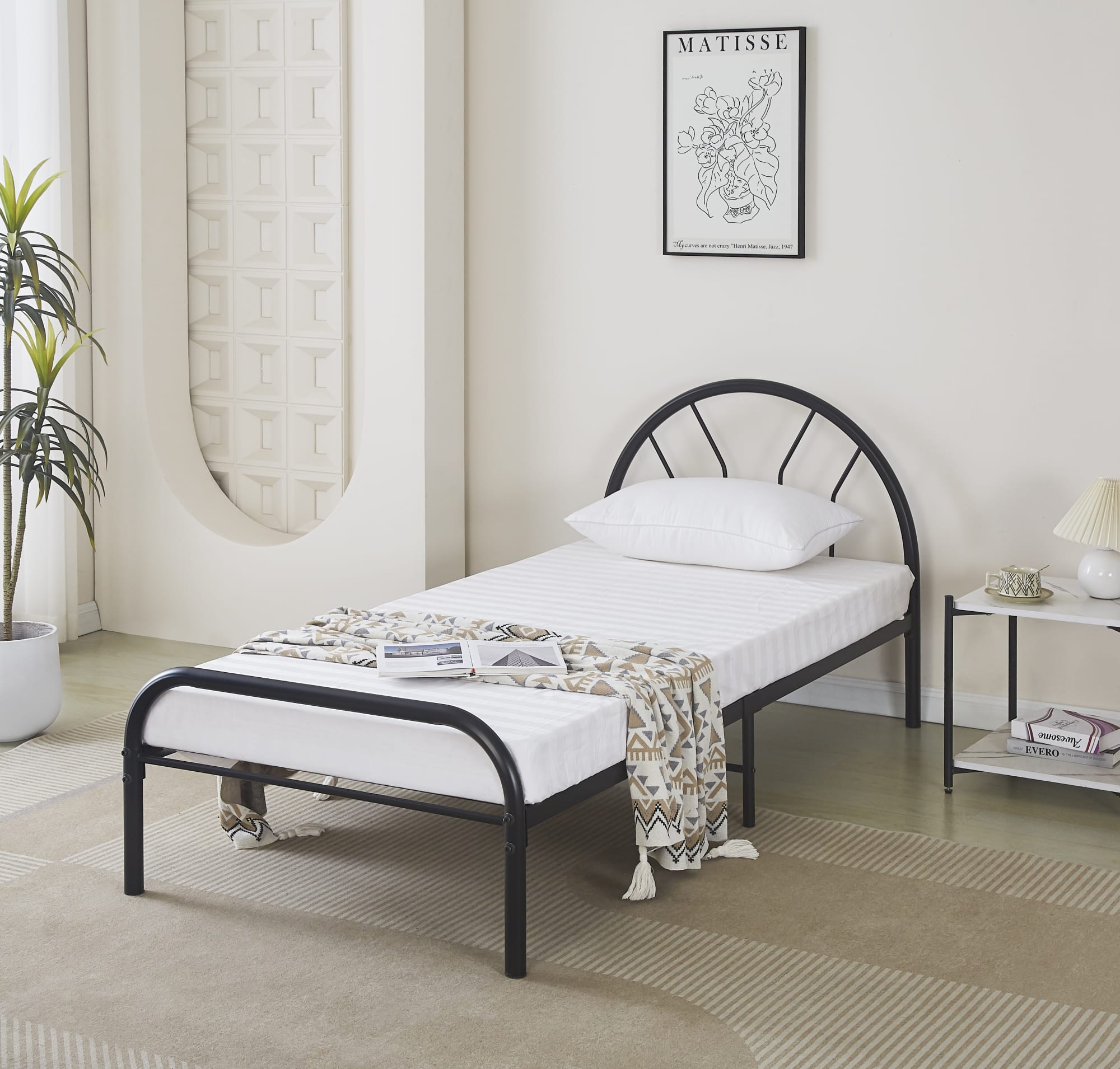 LIT ECO NOIR 90X190cm