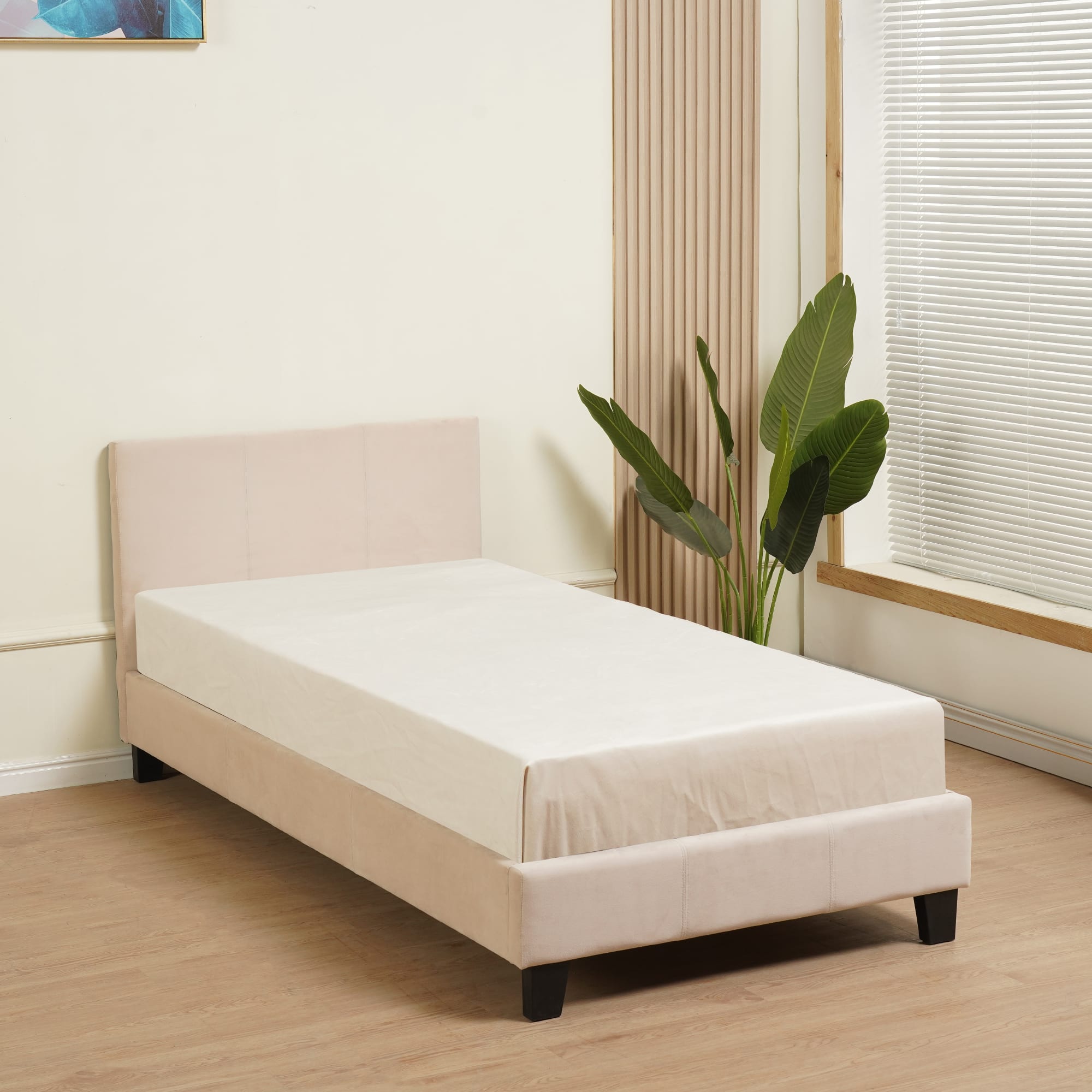 LIT MELBOURNE VELOURS BEIGE 90X190CM