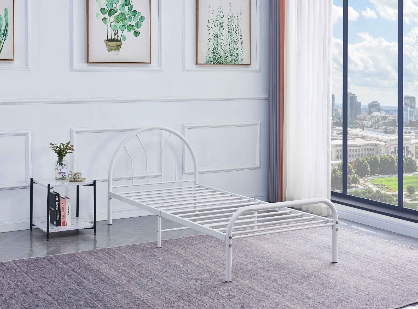 LIT ECO BLANC 90X190cm