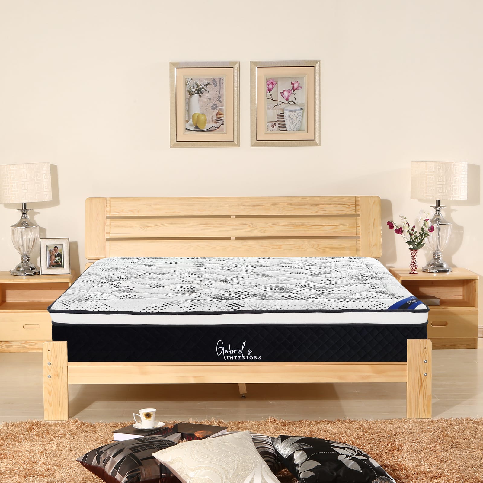 Matelas PLAZA à ressorts ensachés 140x190 cm épaisseur 30 cm