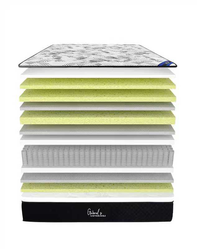 Matelas PLAZA à ressorts ensachés 140x190 cm épaisseur 30 cm