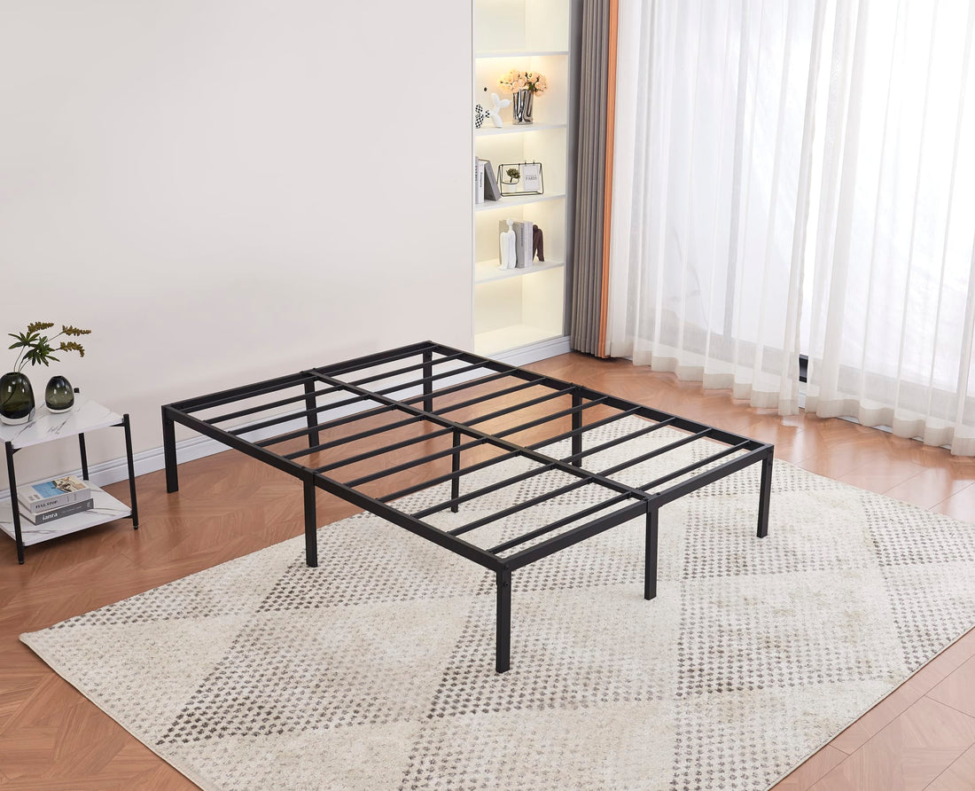 SOMMIER A LATTES NOIR 140X190CM