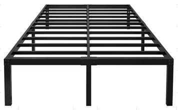 SOMMIER A LATTES NOIR 140X190CM