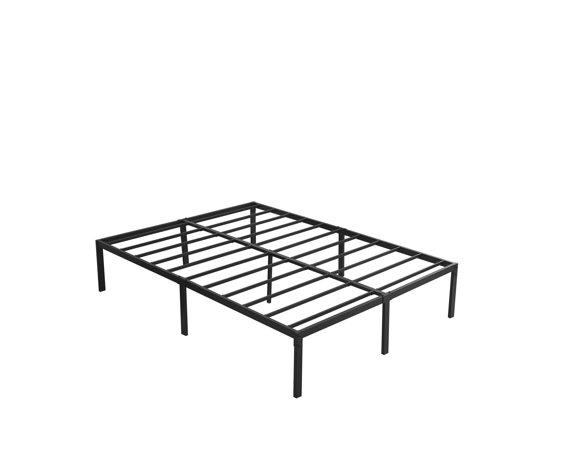 SOMMIER A LATTES NOIR 140X190CM