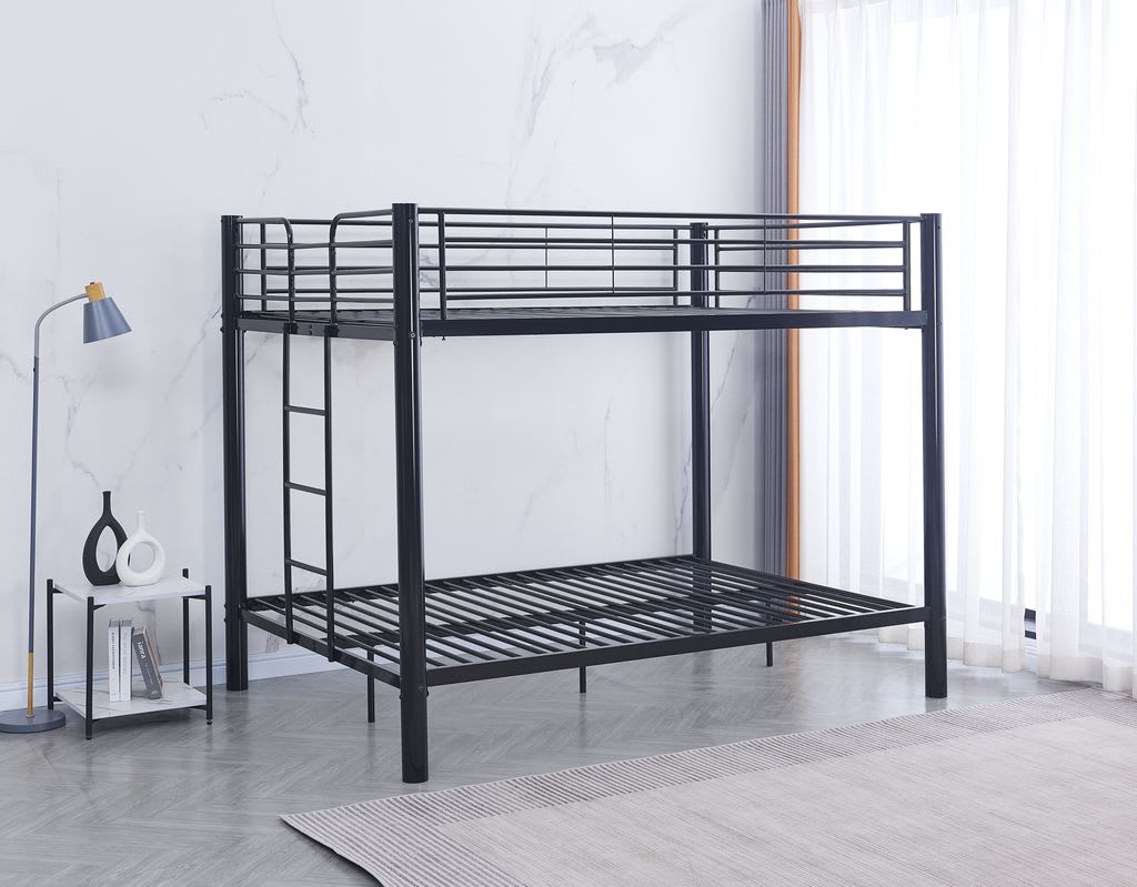 Pack Lit superposé 4 + matelas compris places 2+2 COLOSSE 140x190 cm sommier inclus