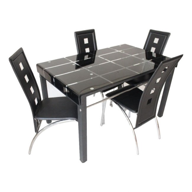 TABLE REPAS JOIE NOIR 120x70x75cm