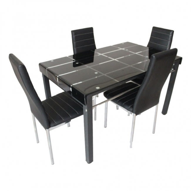 TABLE REPAS JOIE NOIR 120x70x75cm