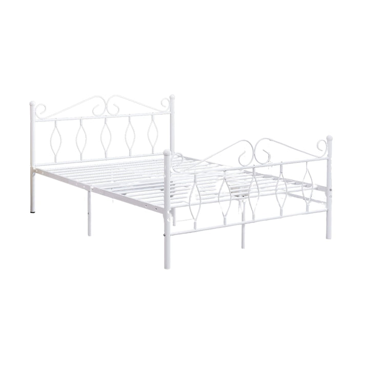 Lit 2 places JULIE 160x200 cm métal sommier inclus