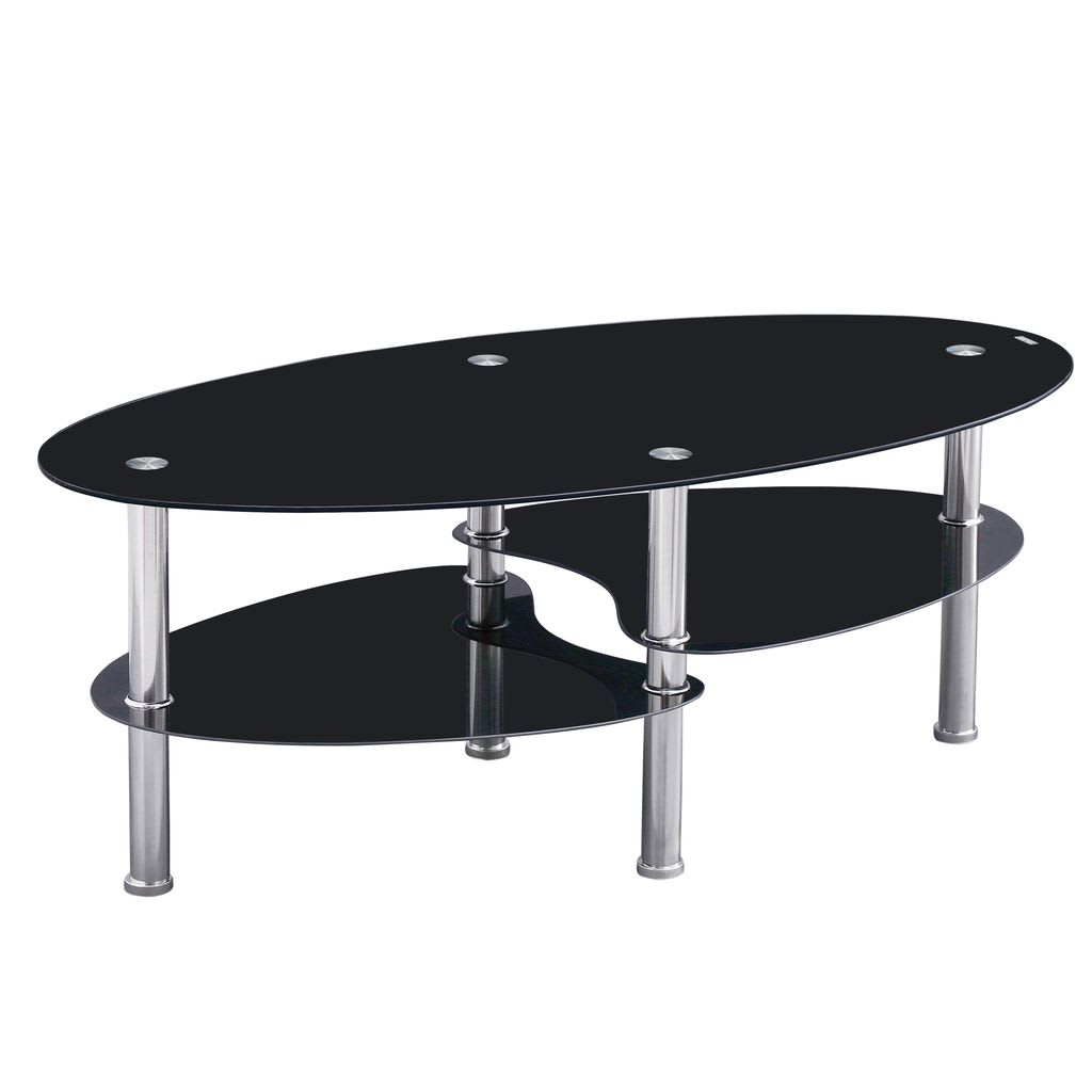 TABLE BASSE GAME NOIR 100x50x45 cm