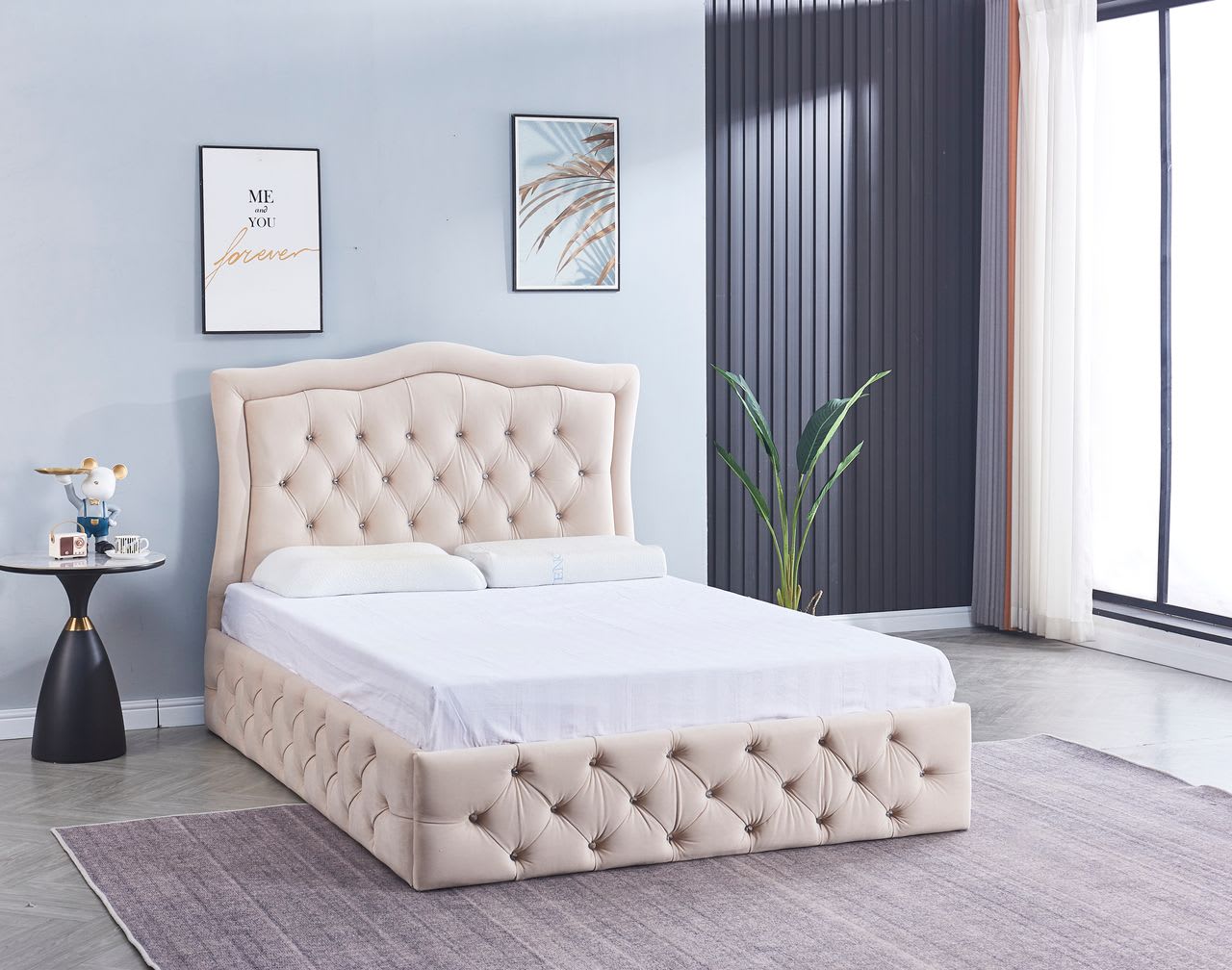 CADRE DE LIT TREND BEIGE 140