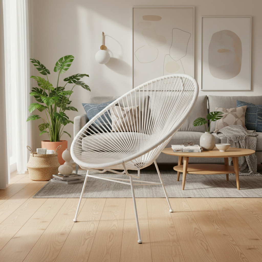 FAUTEUIL ACAPULCO BLANC